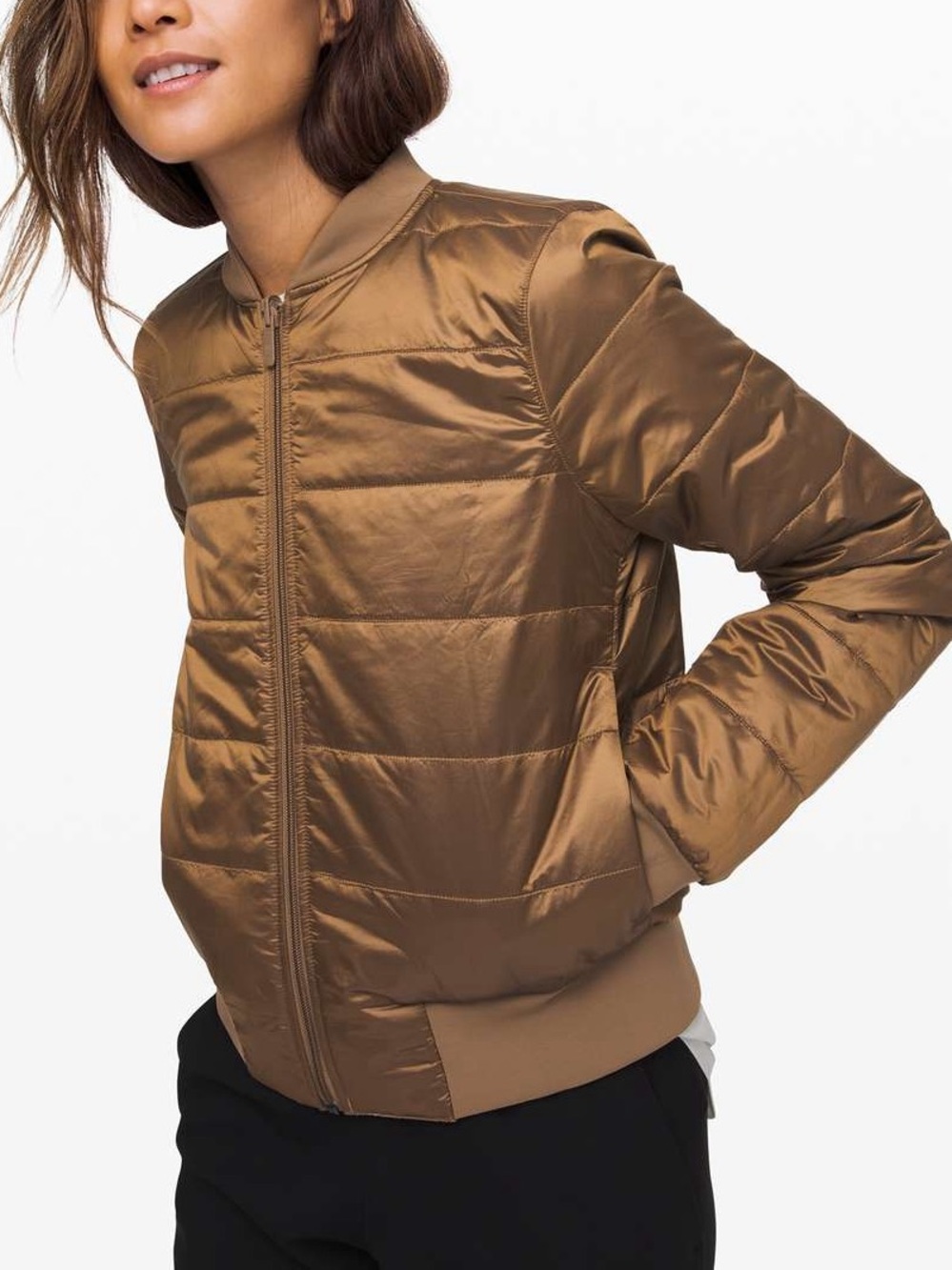 Lululemon Non-Stop Bomber Reversible Frontier Jacket Women’s 4 PrimaLoft